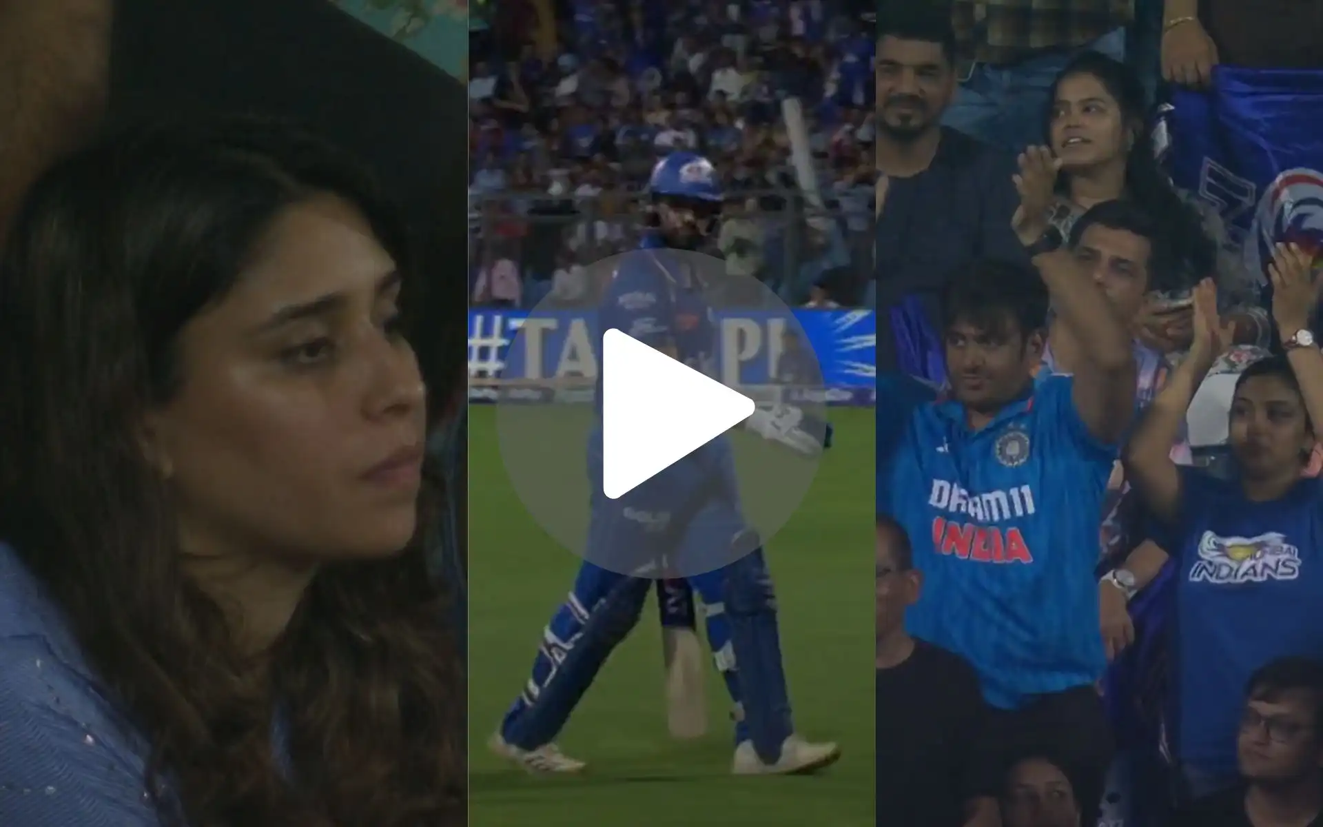 [Watch] Ritika Sajdeh, Buzzing Wankhede Fans Give Standing Ovation As Rohit Sharma Walks Back